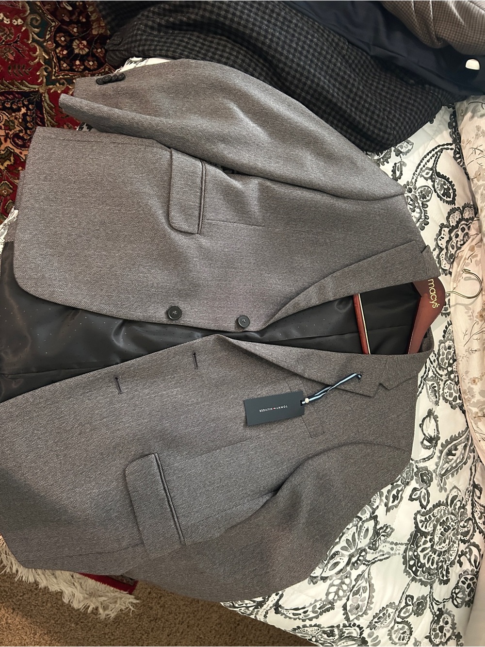 Macy's Men's Heather Gray Sport Coat Blazer